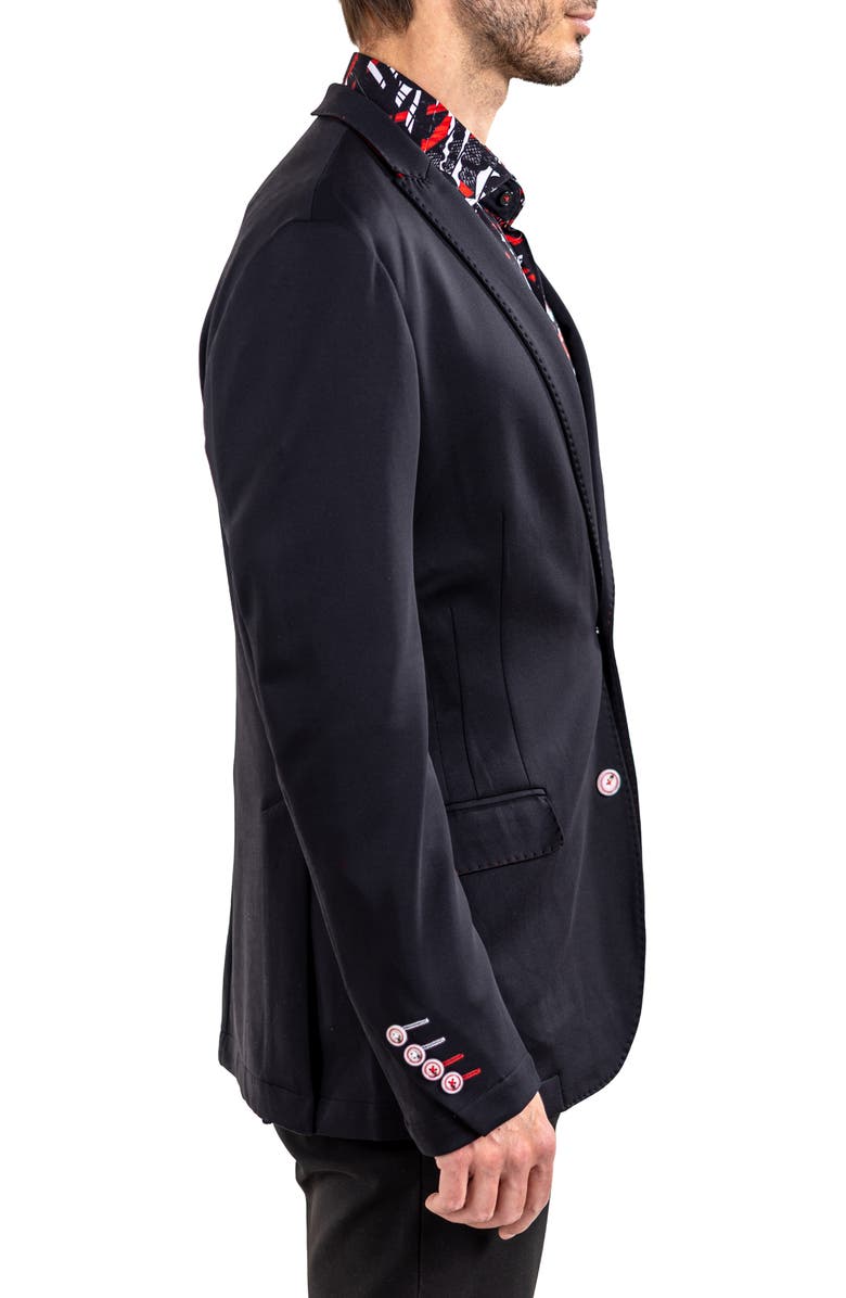 Maceoo Descartes Ascencion Sport Coat, Alternate, color, Black