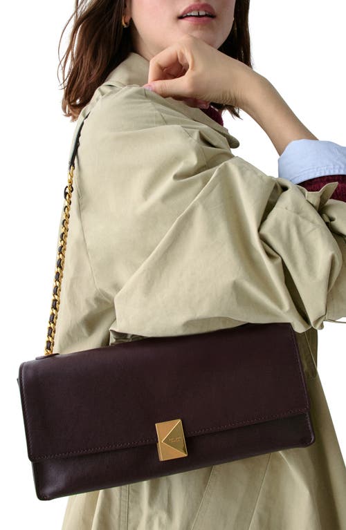 Kate Spade New York Deco Fine Grain Leather Convertible Chain Shoulder Bag