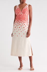Longchamp Jacquard V-Neck Dress