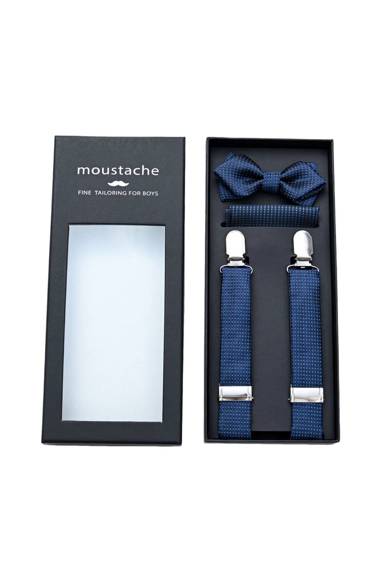 MOUSTACHE Textured Suspender Set, Main, color, 