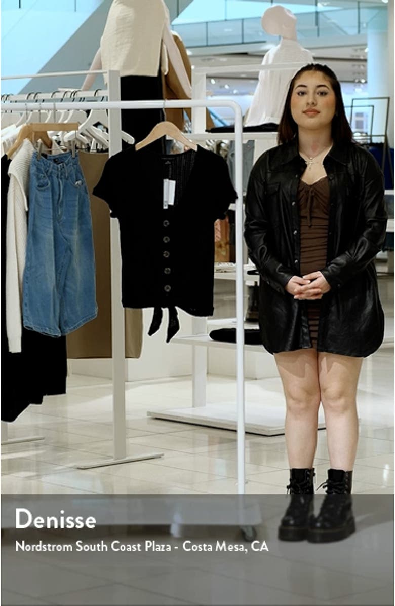 By My Side Tie Hem Pointelle Top, sales video thumbnail