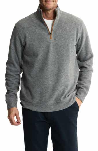 JACHS Cut Sew Half-Zip Knit Sweatshirt