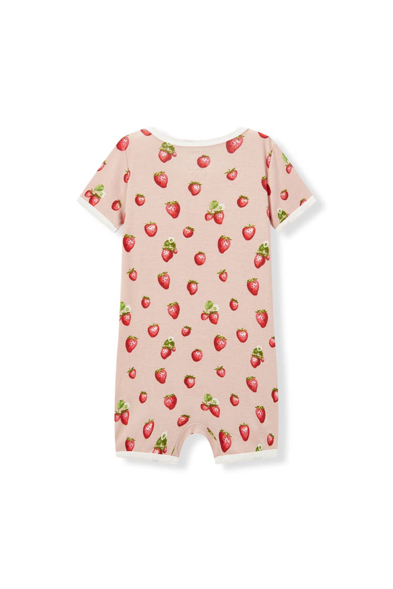 Organic Cotton Shortall, Alternate, color, Strawberry