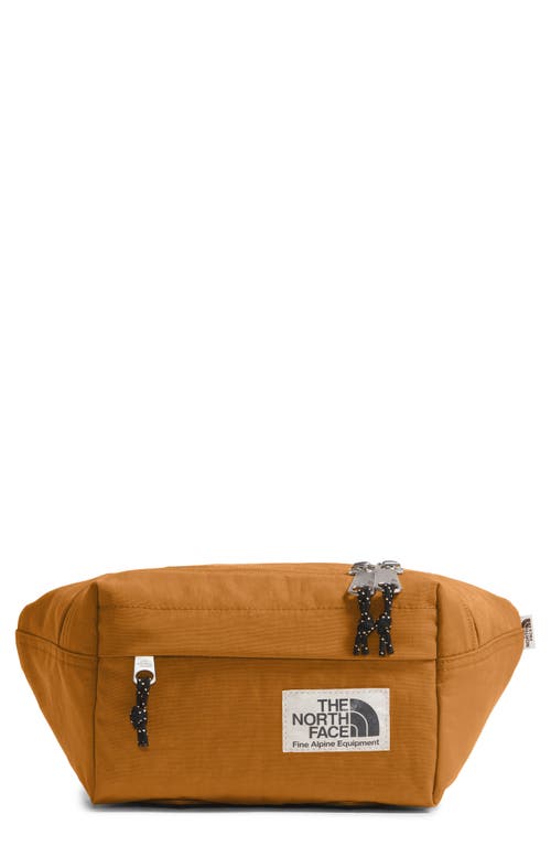 The North Face Berkeley Lumbar Water Repellent Recycled Nylon Belt Bag In Orange