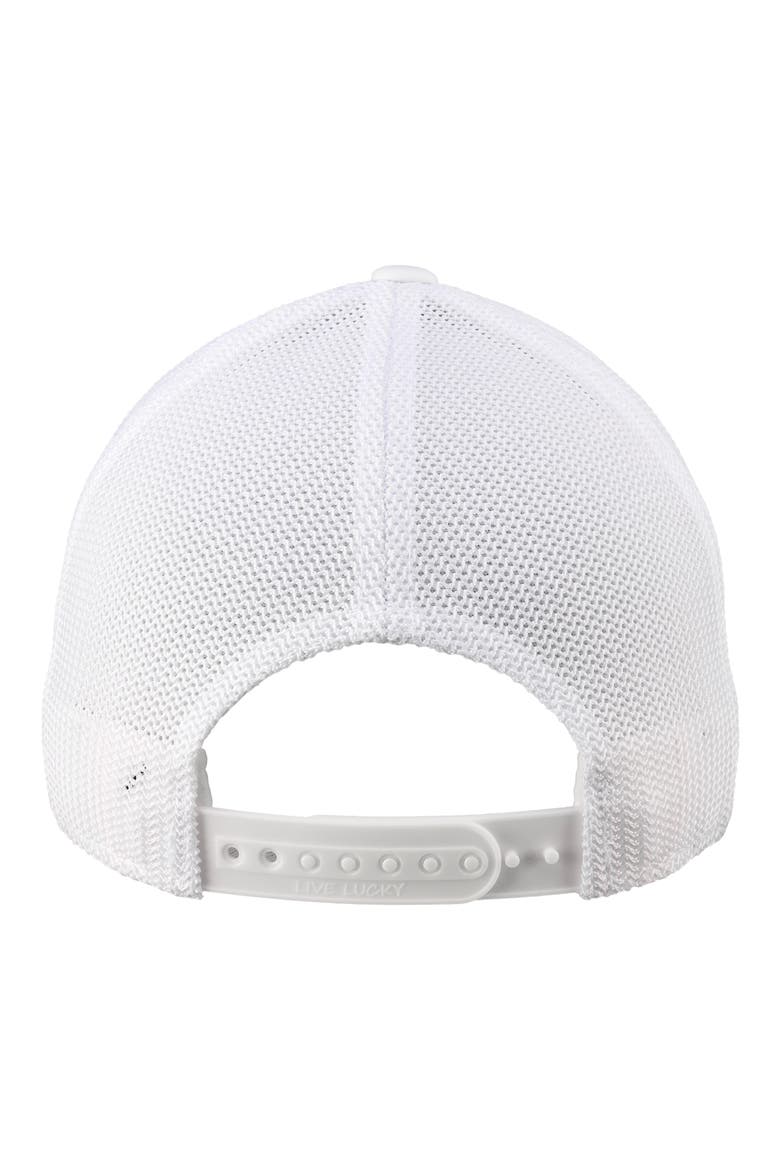 Glow Patch Snapback Cap, Alternate, color, WHITE