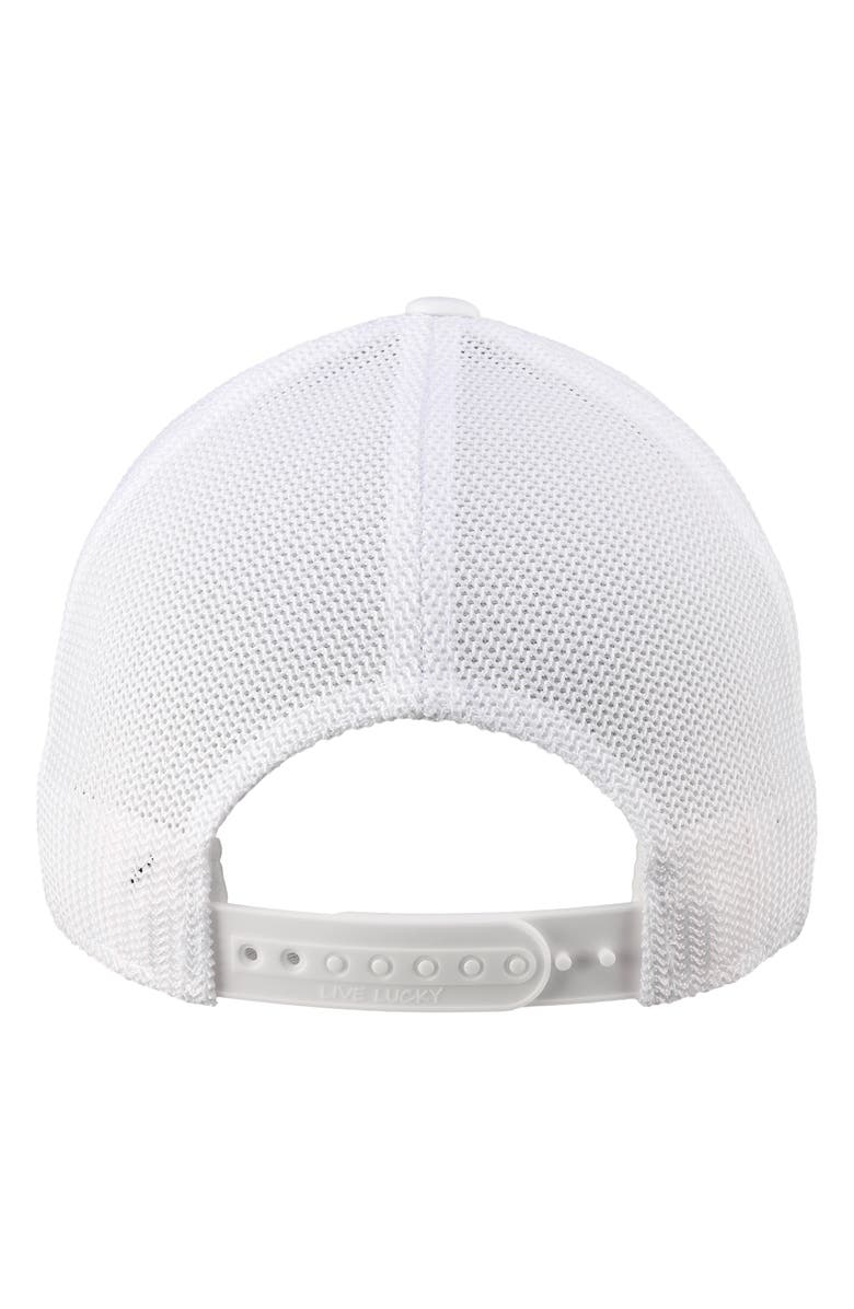 Black Clover Glow Patch Snapback Cap, Alternate, color, White