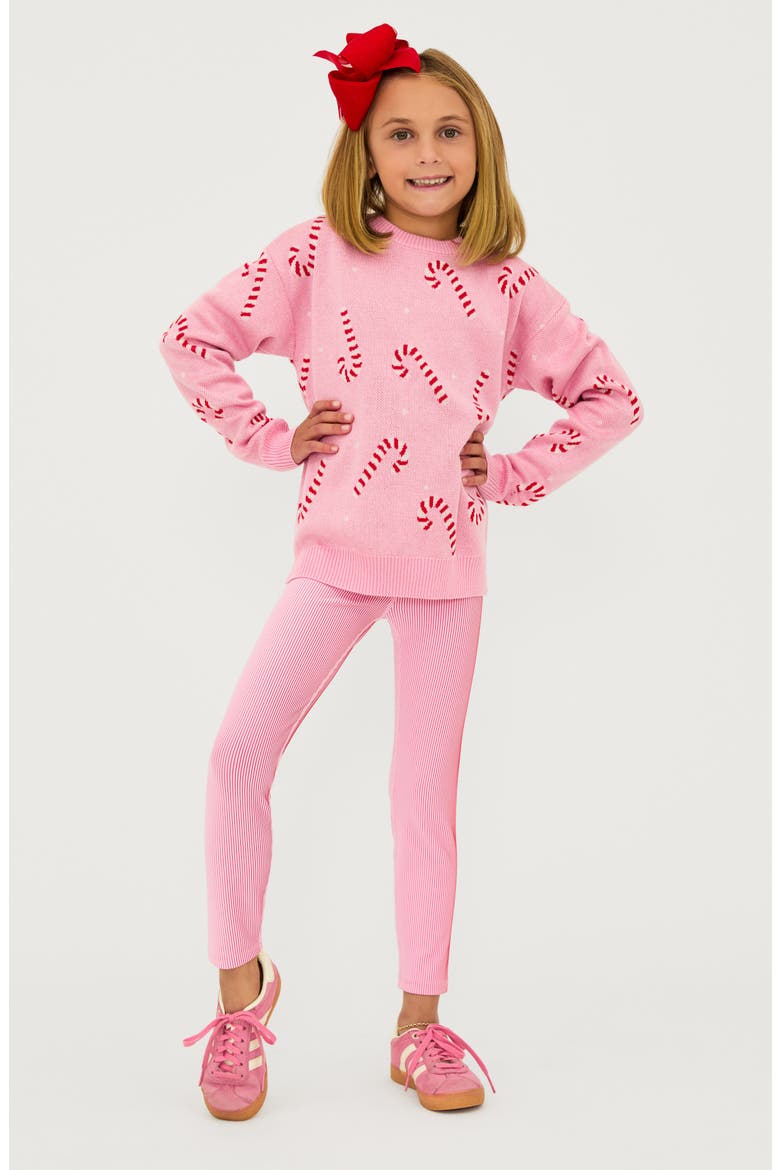 Kids' Little Callie Sweater, Alternate, color, CANDY CANE
