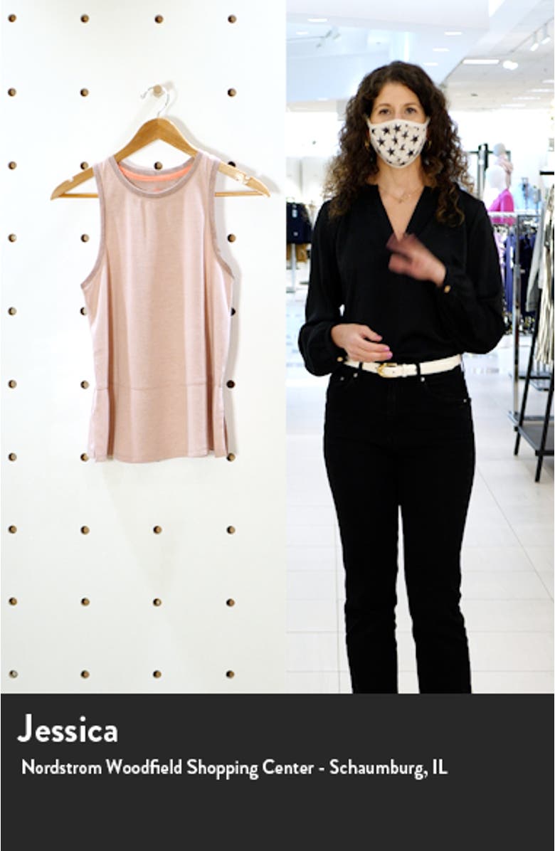 Peplum Double Knit Tank Top, sales video thumbnail