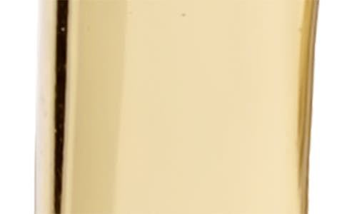 Devata Beveled Hoop Earrings In Gold