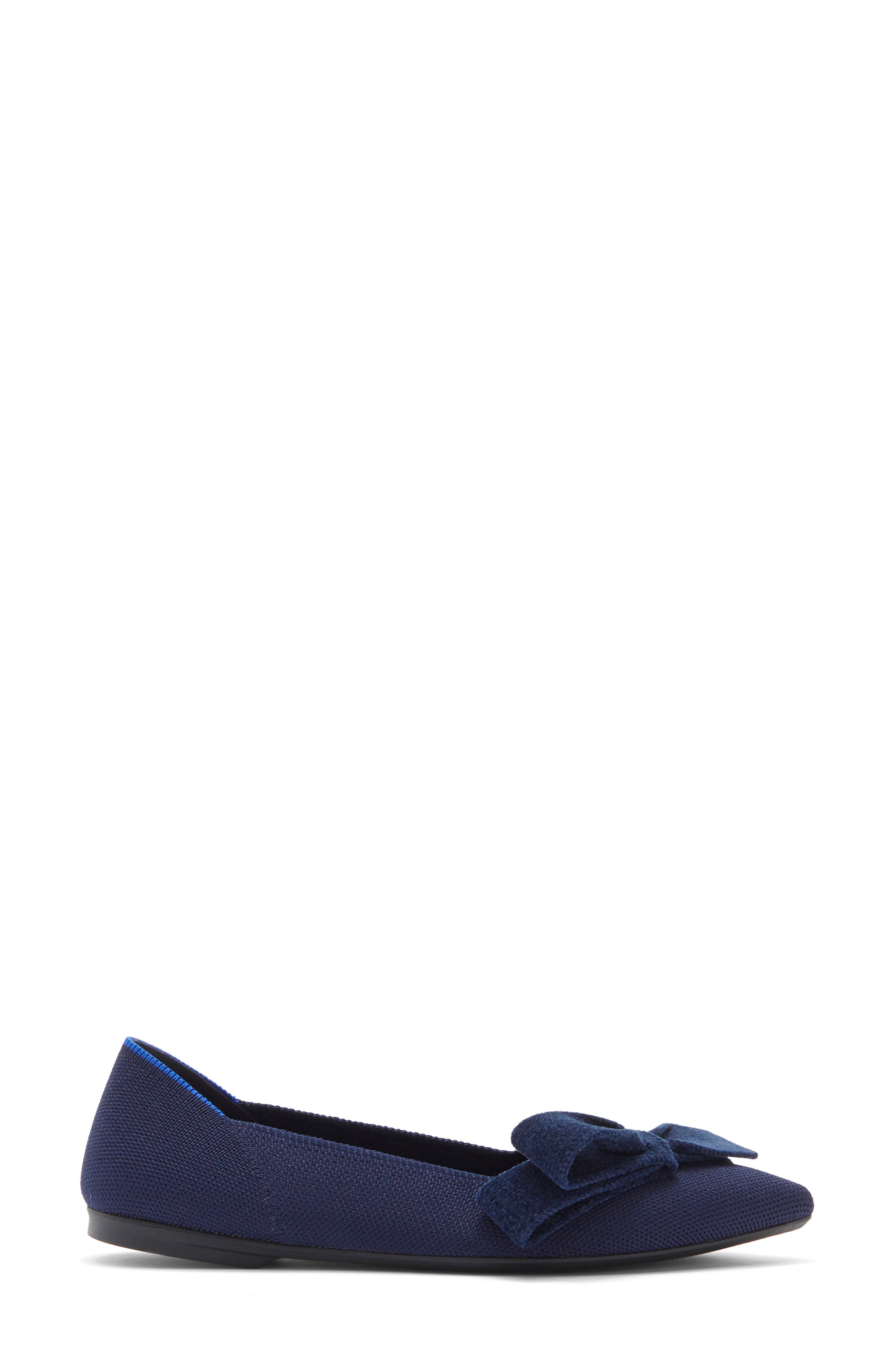 The Bow Point II Flat, Alternate, color, DEEP NAVY