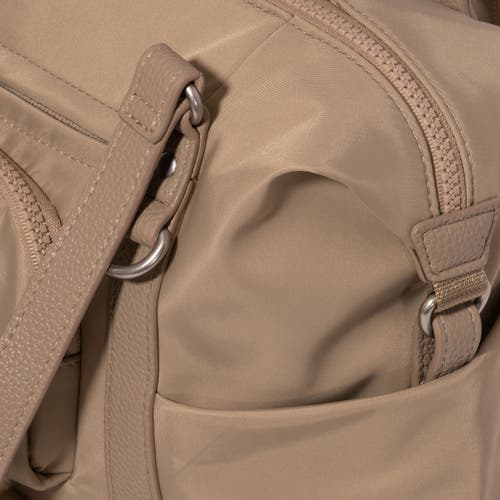 Baggallini Nolita Small Convertible Backpack In Taupe Twill