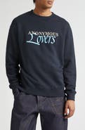 JW Anderson Anonymous Lovers Embroidered Jersey Sweatshirt