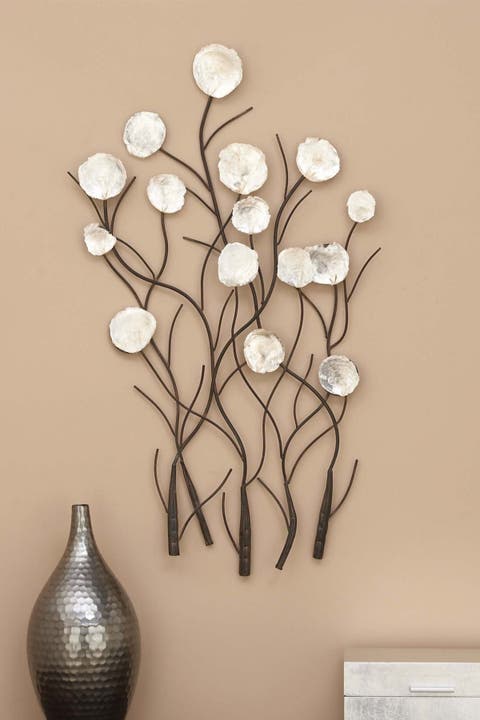 Metal Capiz Wall Decor