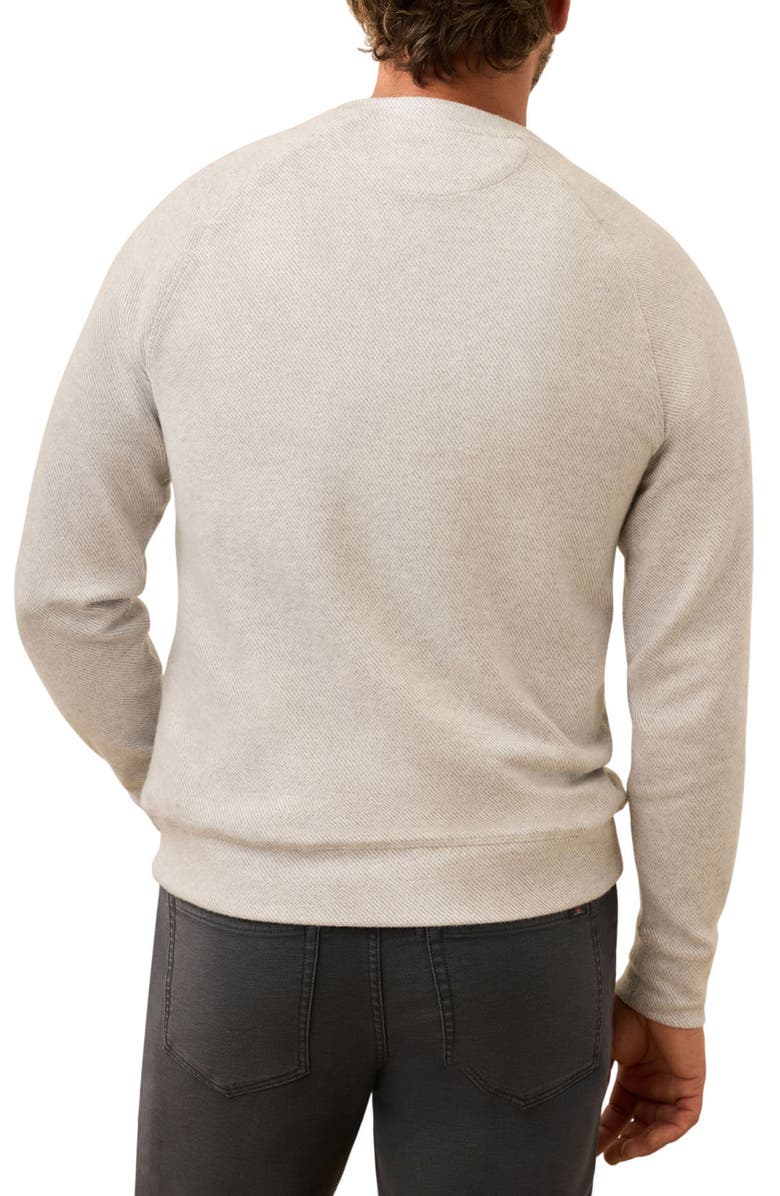 Faherty Legend Crew Organic Cotton Blend Sweater, Alternate, color, Light Heather Grey