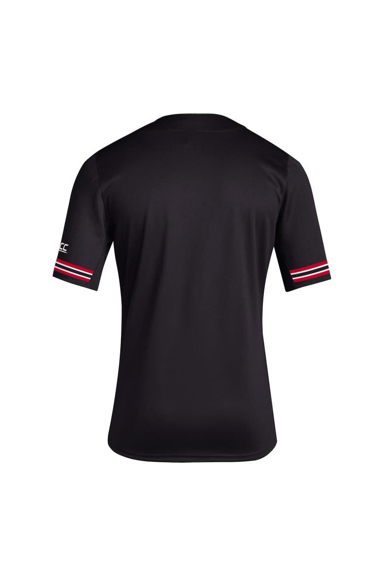 Men's adidas Black NC State Wolfpack Replica Baseball Jersey, Alternate, color, Black