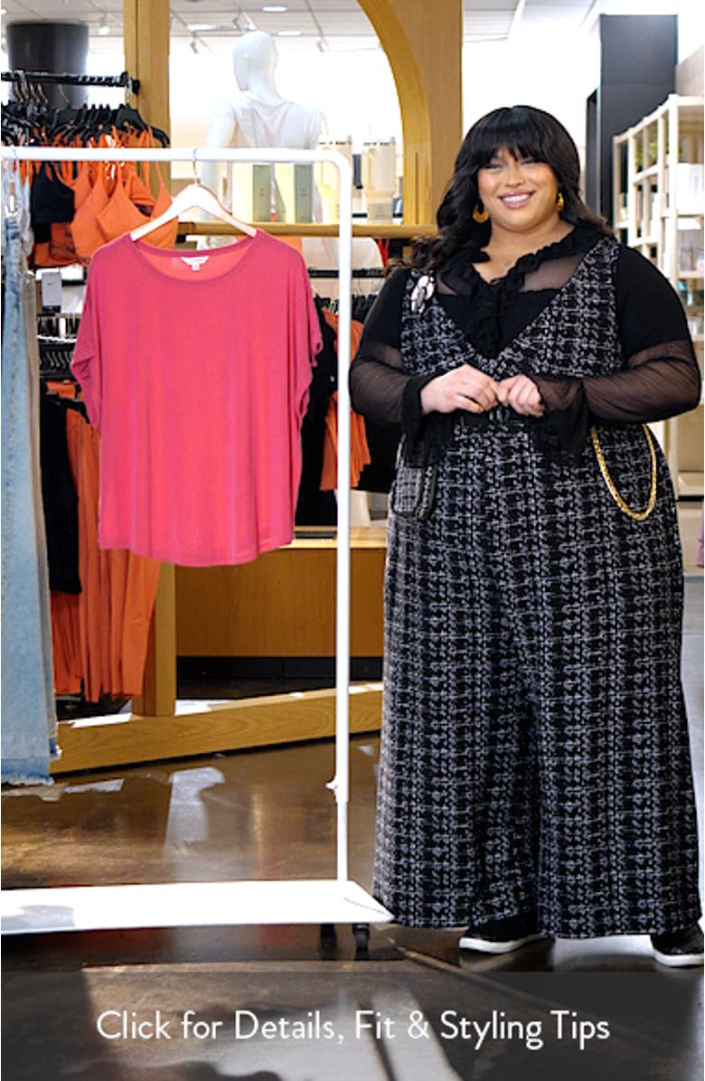 Sandwash Short Dolman Sleeve Knit Top, sales video thumbnail