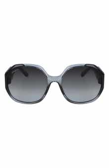 FERRAGAMO Salvatore Ferragamo Gancio 60mm Geometric Sunglasses