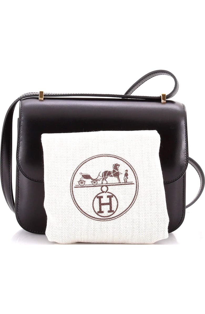 Pre-Owned Hermes Constance NM Bag Tadelakt 18, Alternate, color, Noir