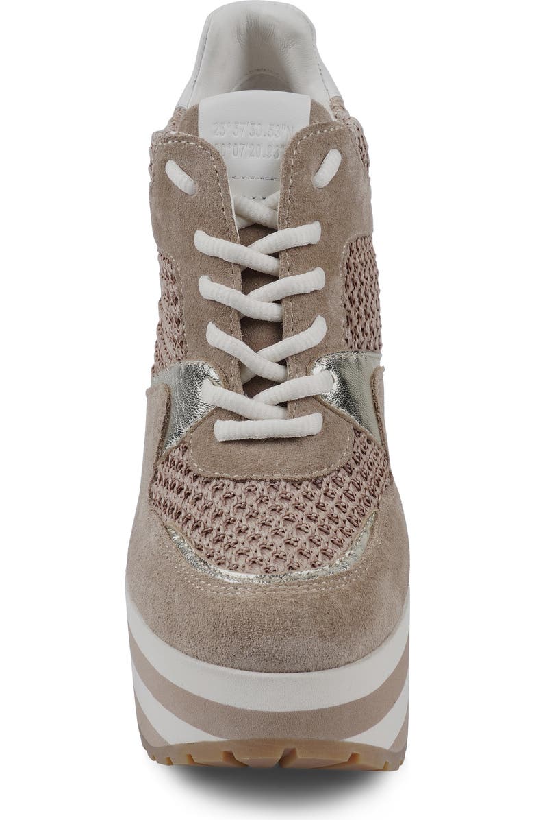 ZIGI Lively Platform Sneaker Pump, Alternate, color, Beige