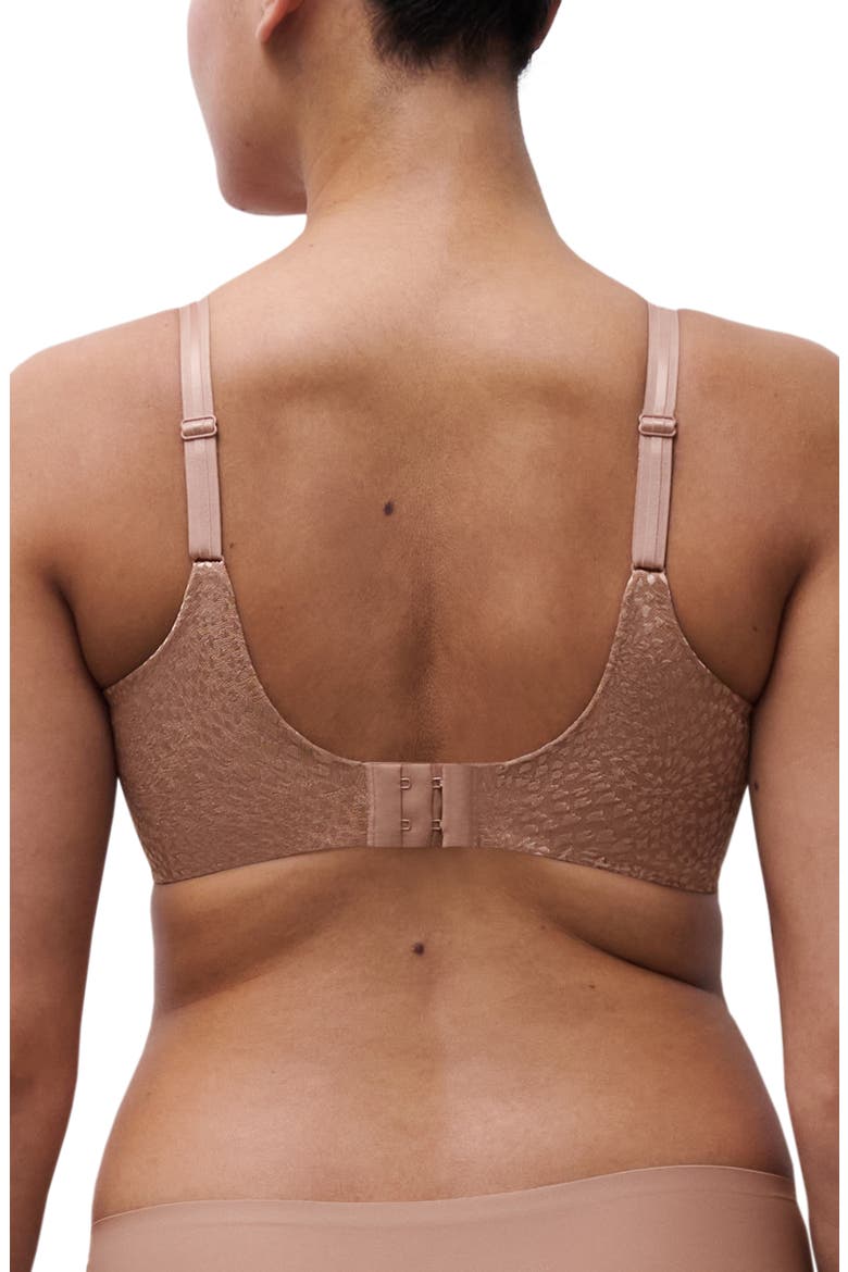 Magique Underwire Back Smoothing Minimizer Bra, Alternate, color, COFFEE LATTE