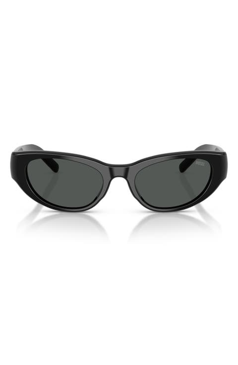 52mm Cat Eye Sunglasses