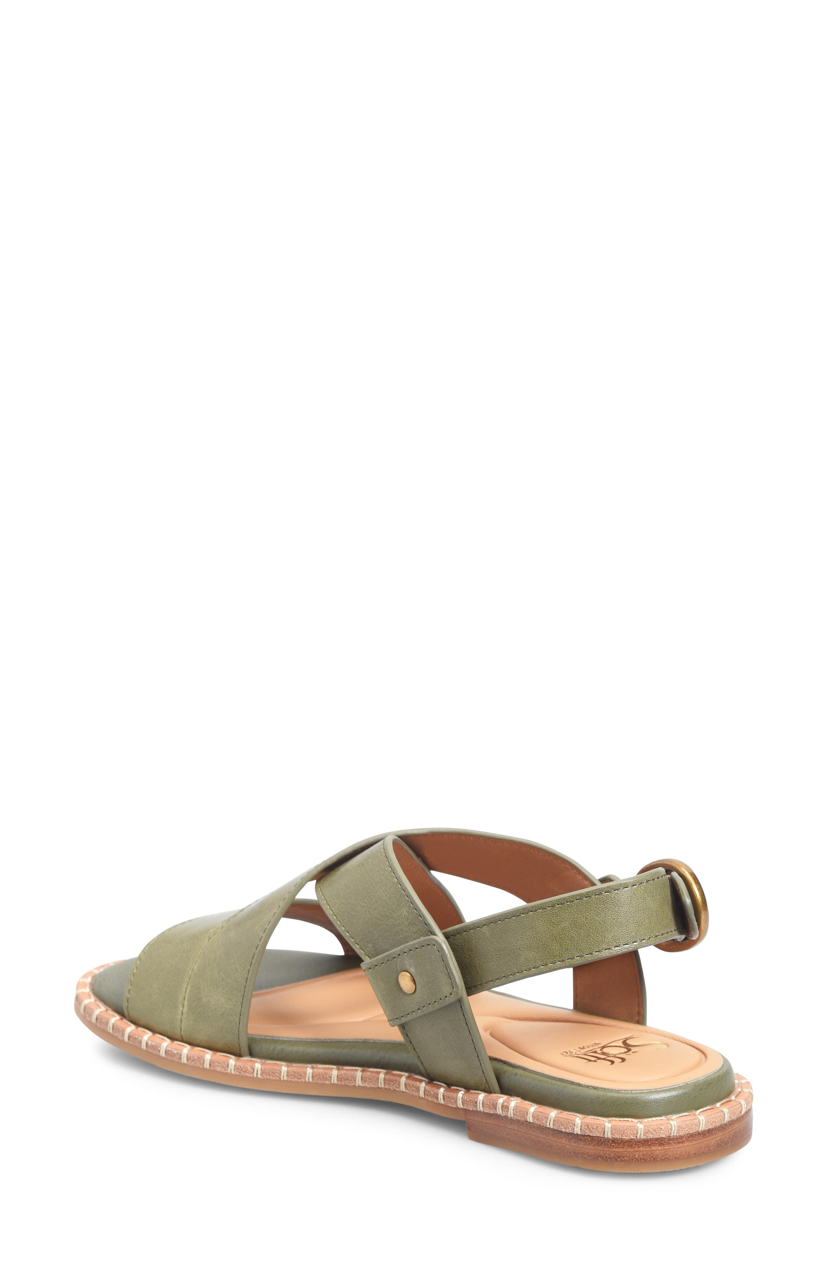Söfft Nadia Slingback Sandal, Alternate, color, Hedge Green