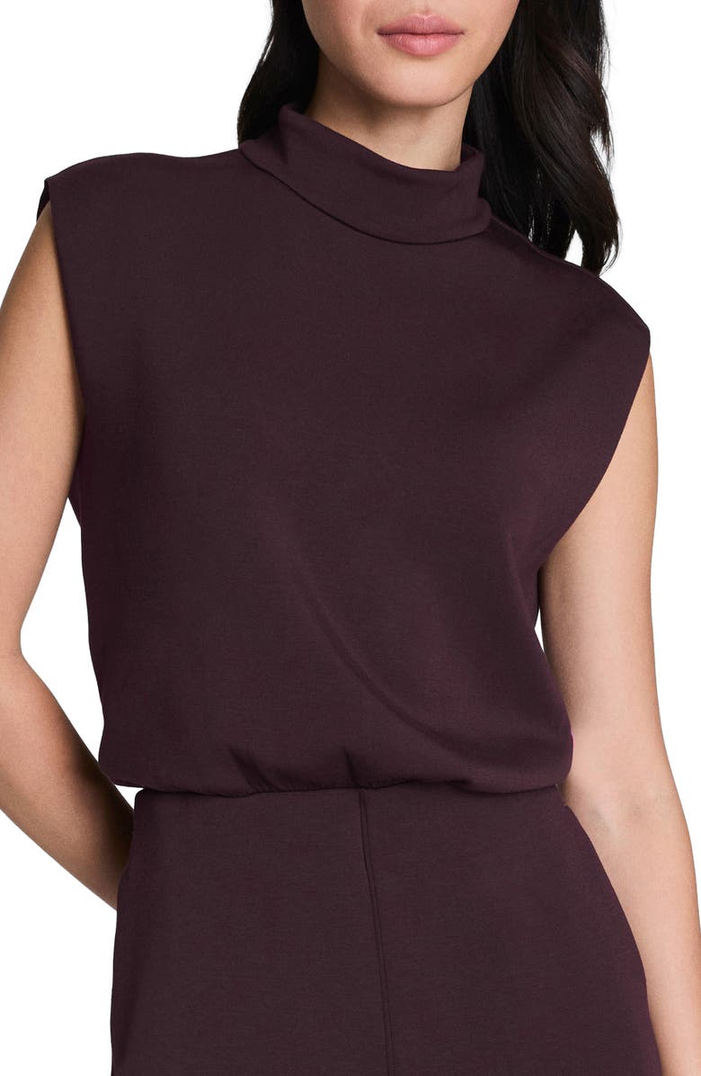 SPANX<sup
®</sup
 AirEssentials Mock Neck Jumpsuit, Alternate, color, Truffle Brown