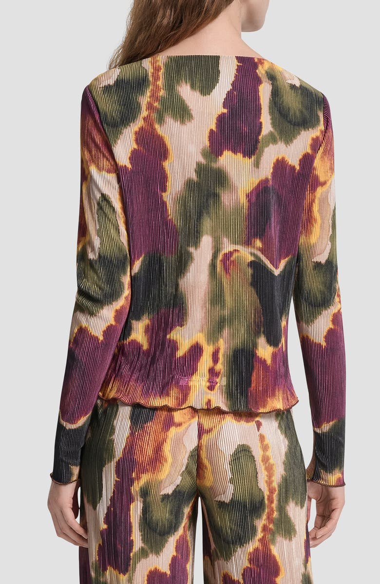 DKNY Plissé Top, Alternate, color, 