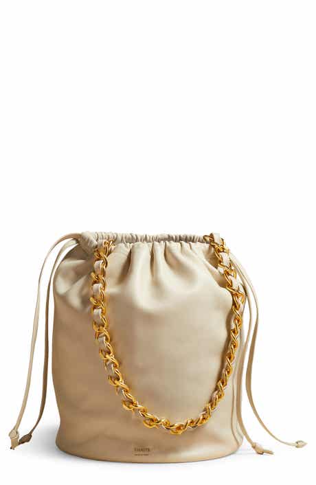 Khaite Small Aria Leather Bucket Bag