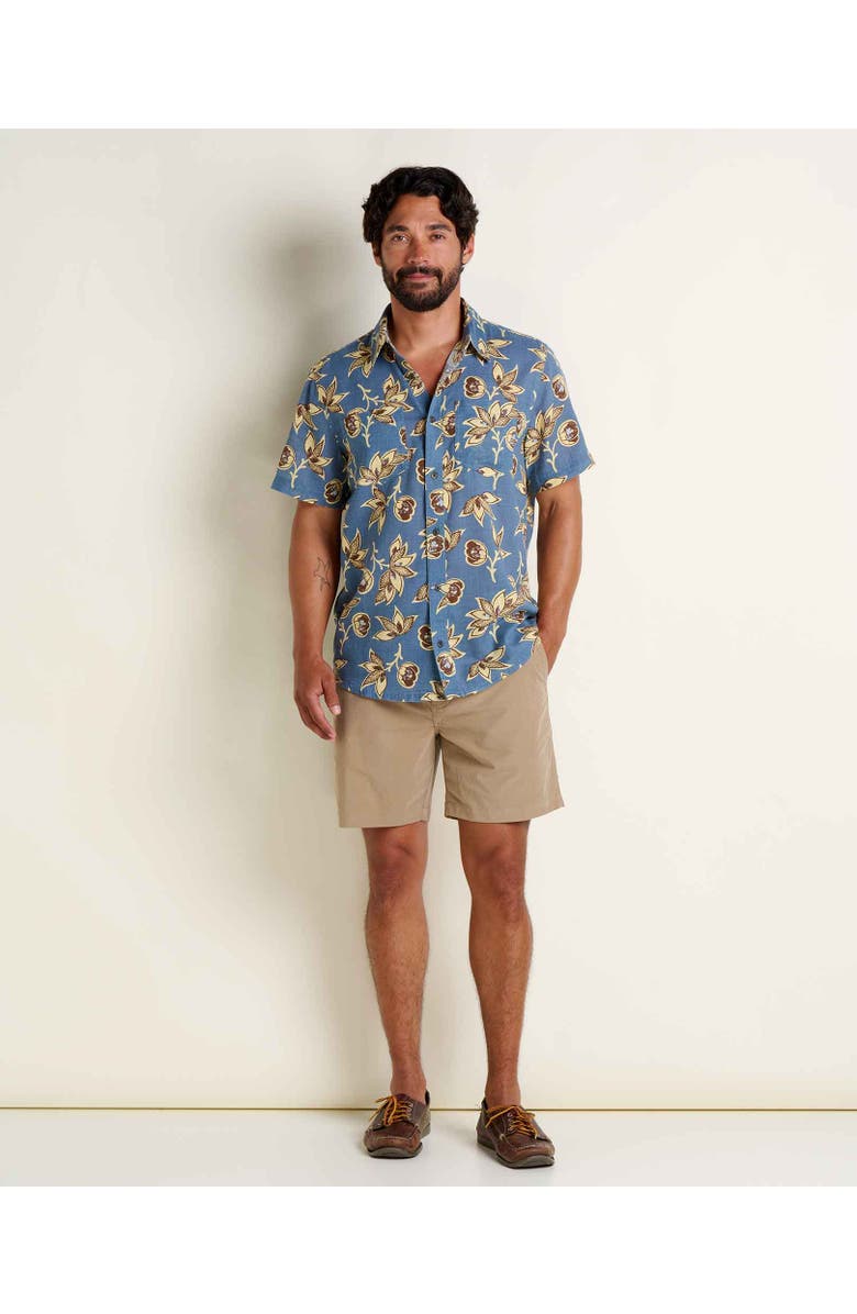 Toad & Co Salton Shirt, Alternate, color, Pacific Blue Print