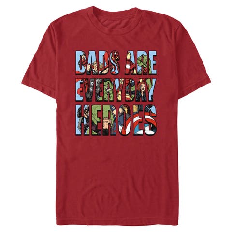 Men's Marvel Dads Are Everyday Heroes  Graphic T-Shirt