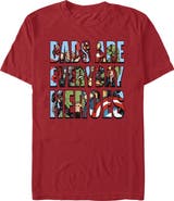 Marvel Men's Marvel Dads Are Everyday Heroes Graphic T-Shirt