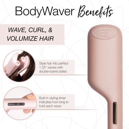 Calista Bodywaver Large Wave Styler In Pink