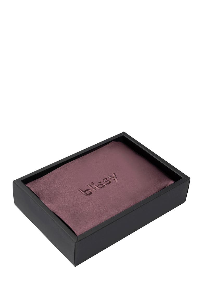 Mulberry Silk Pillowcase, Alternate, color, PLUM