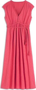 Boden Heidi Ruched Jersey Midi Dress