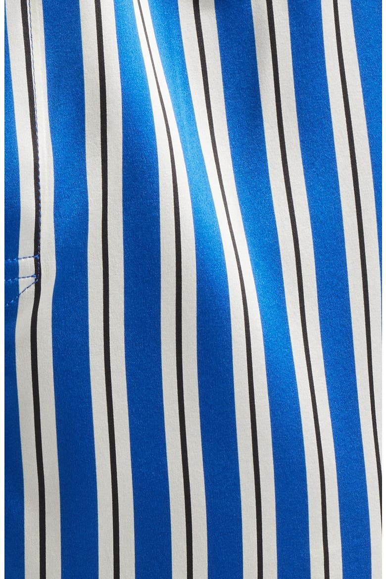 Stripe Stretch Silk Boxer Shorts, Alternate, color, BLUE/ WHITE