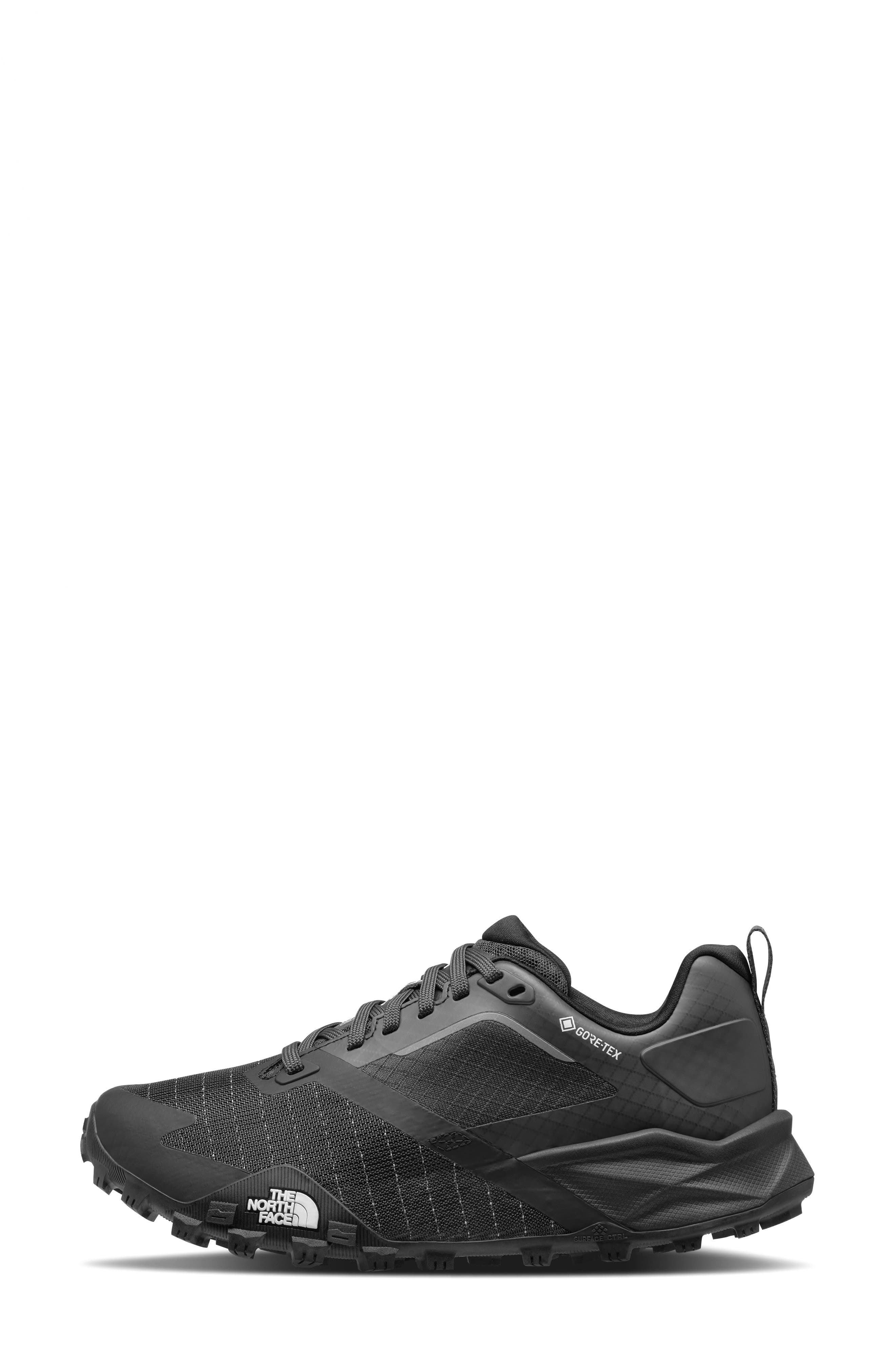 The North Face Offtrail TR Waterproof Gore-Tex<sup>®</sup> Trail Shoe, Main, color, Asphalt Grey Tnf Black