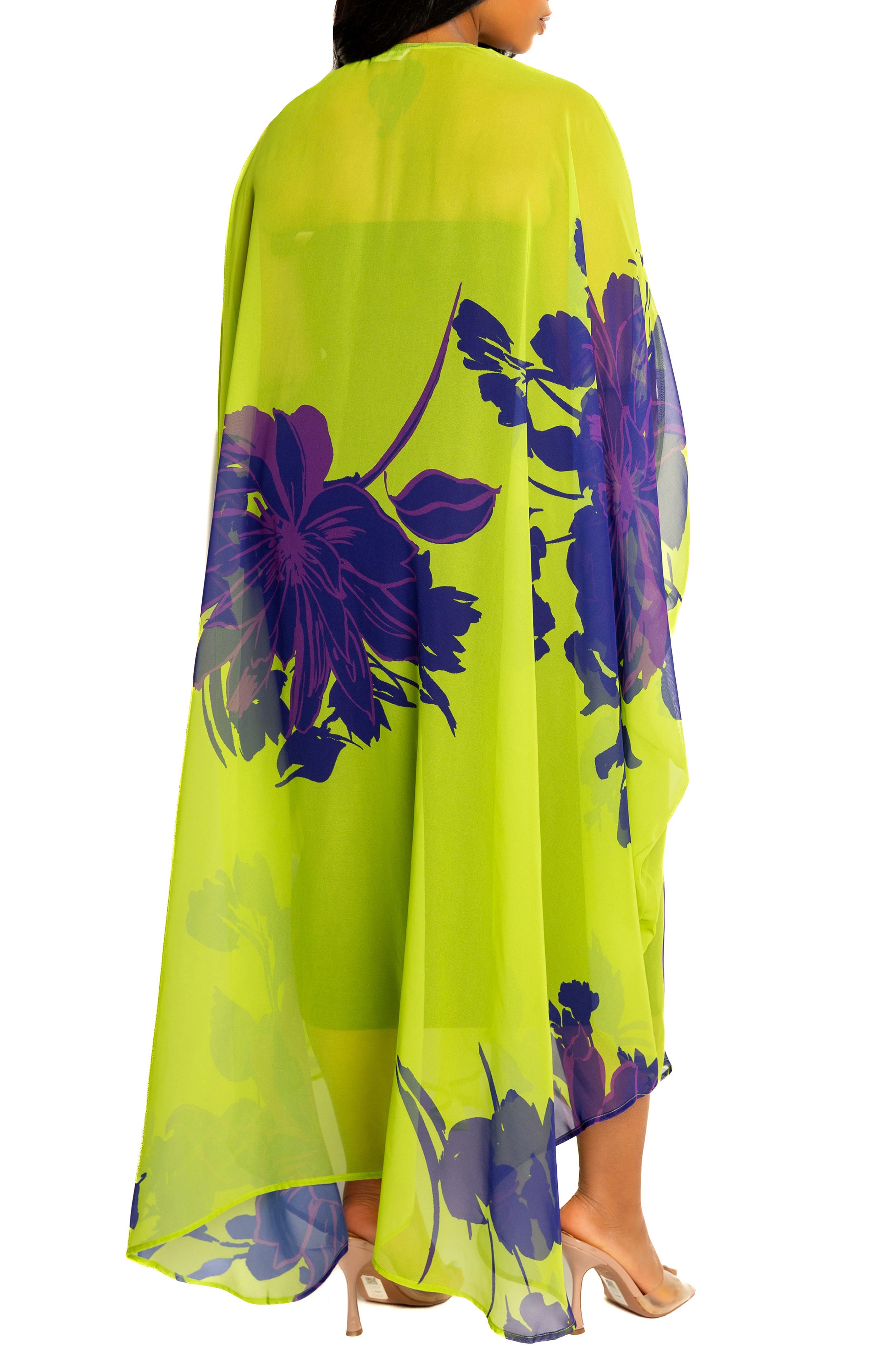 Floral Robe with Wristband - image 4