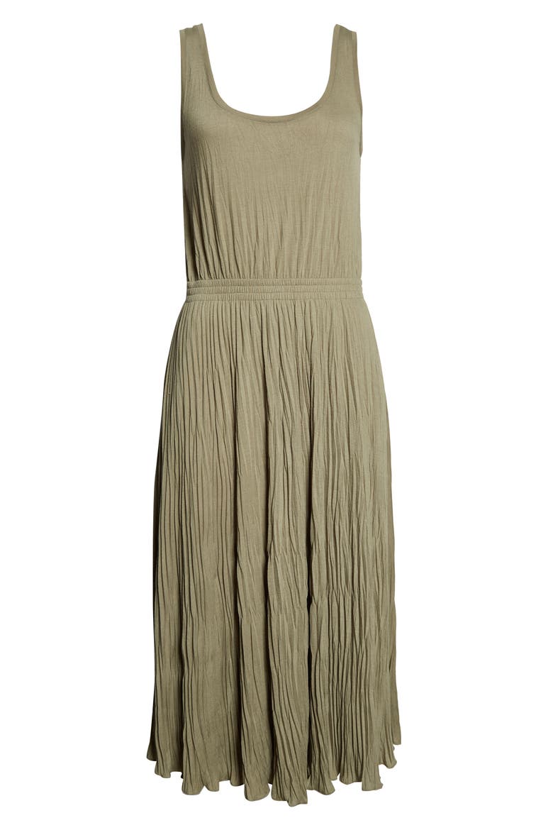 Scoop Neck Tank Dress, Alternate, color, MOSS