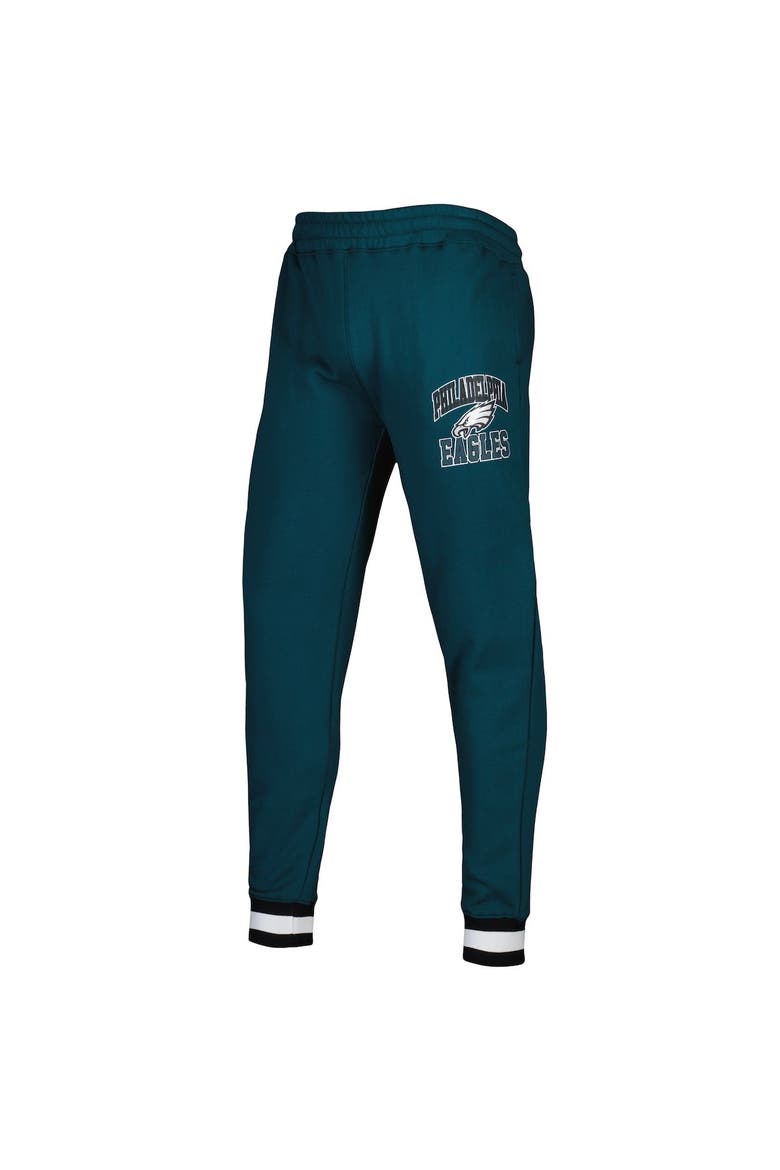 Men's Starter Midnight Green Philadelphia Eagles Blitz Fleece Jogger Pants, Alternate, color, Green