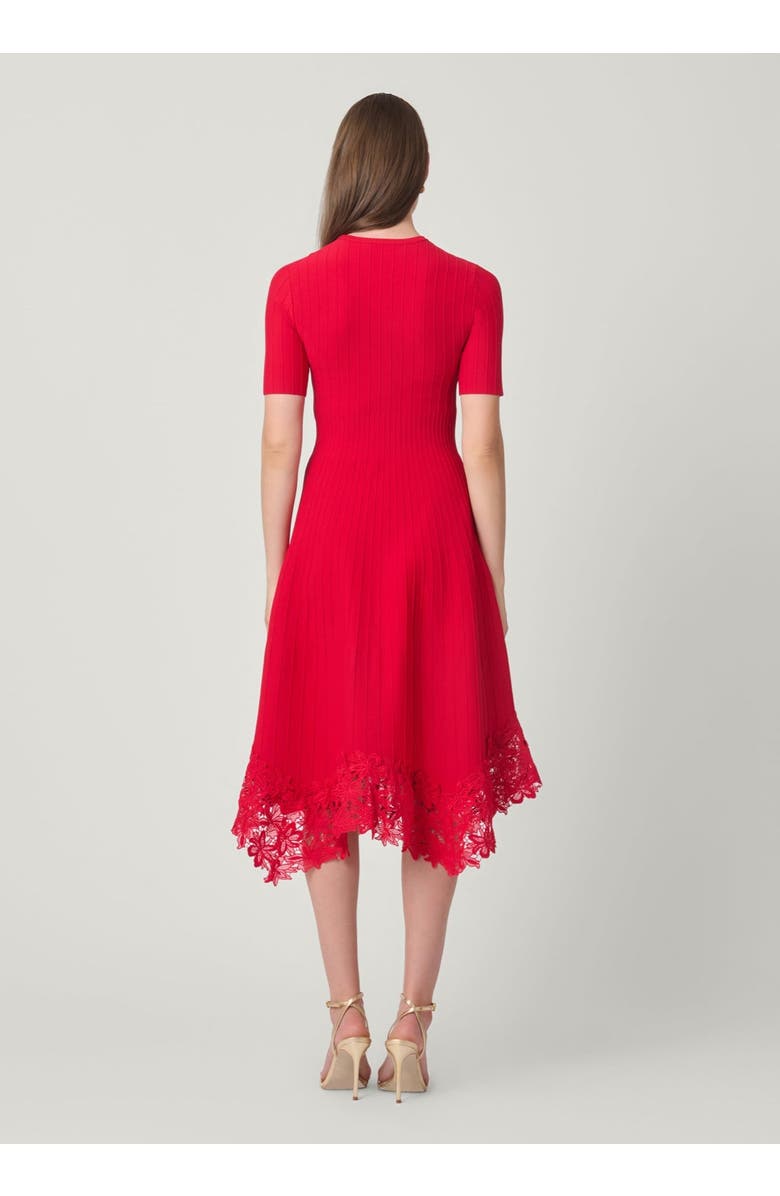 Shoshanna Shailene Courcheval Knit Dress, Alternate, color, Cherry