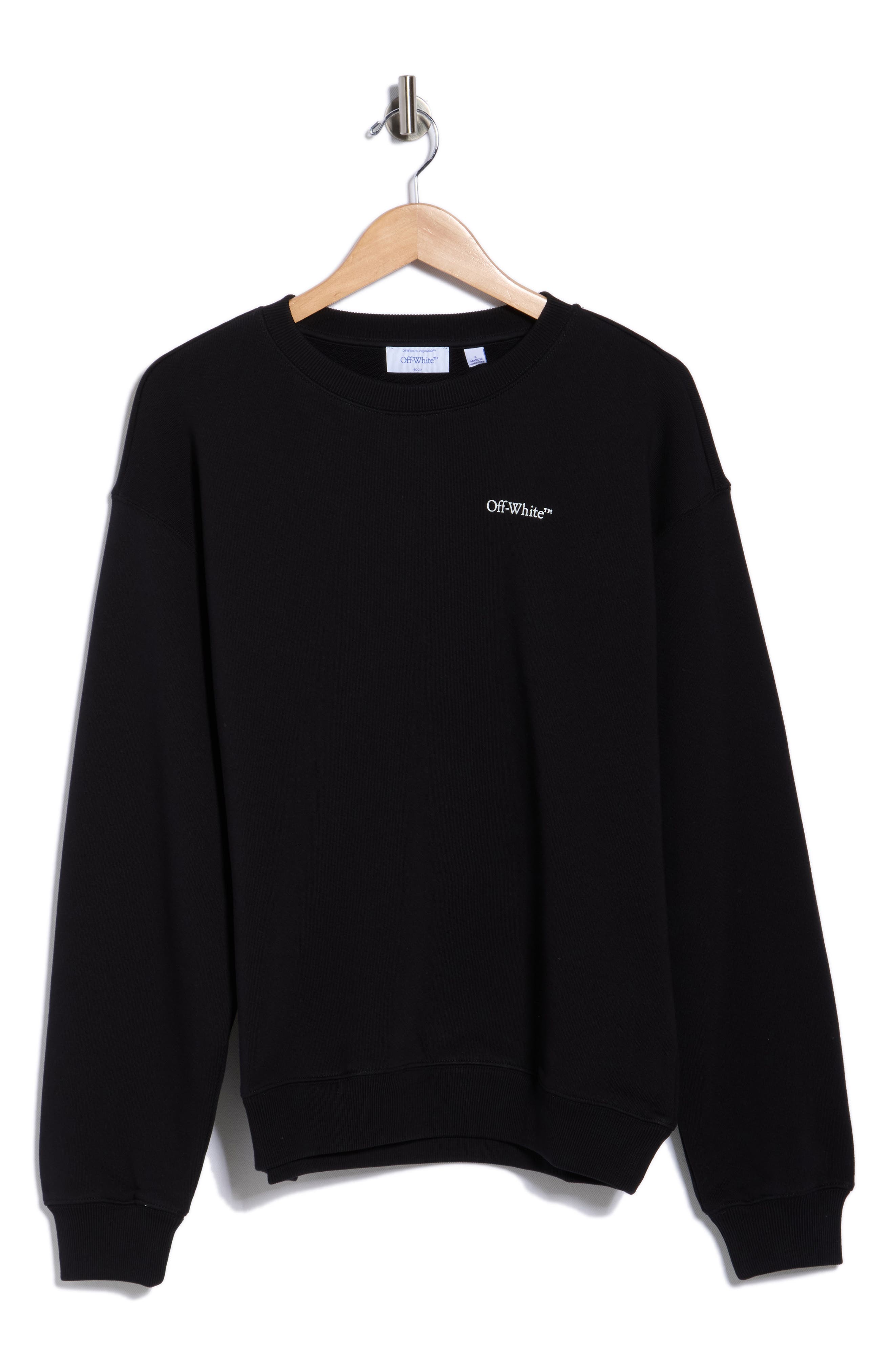 Off-White Embroidered Crewneck Sweatshirt