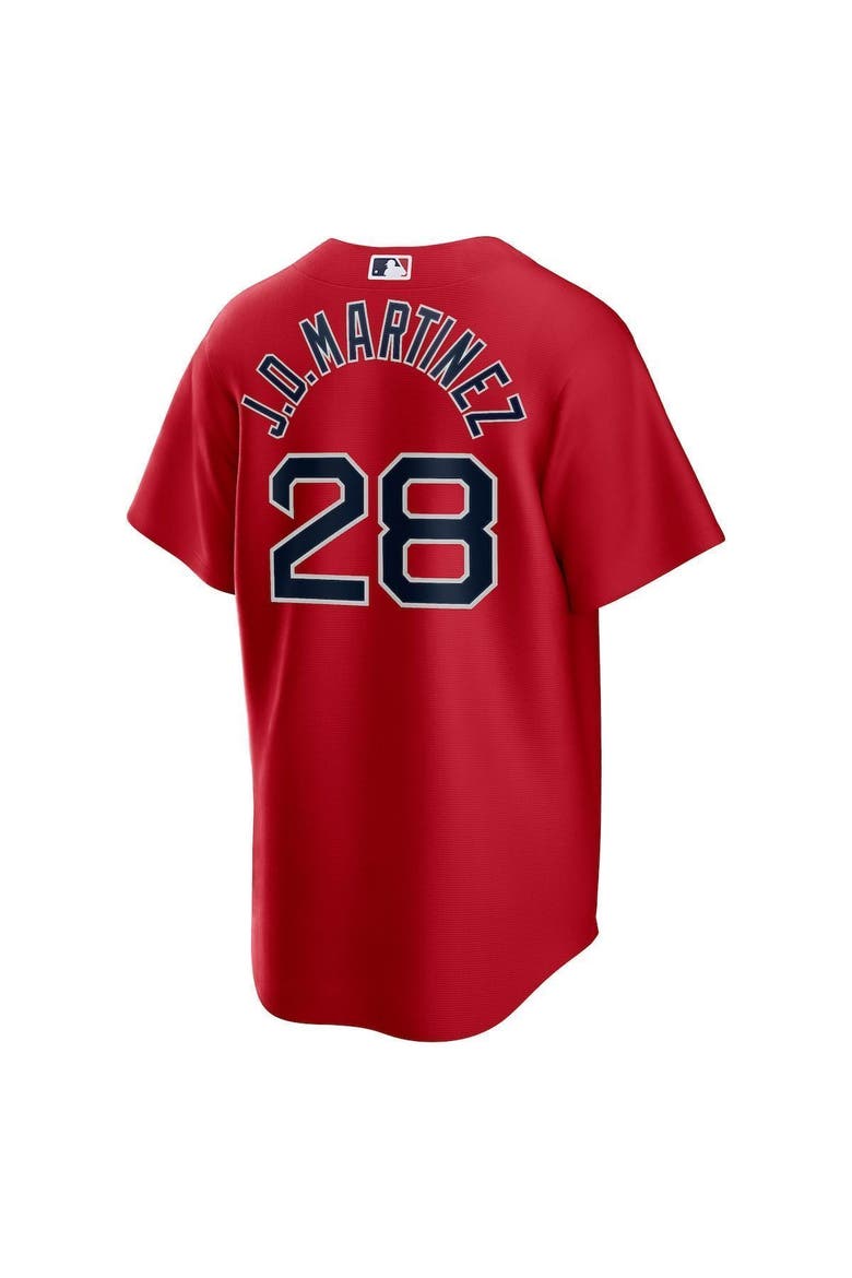 Men's Nike J.D. Martinez Red Boston Red Sox Alternate Replica Player Name Jersey, Alternate, color, Red