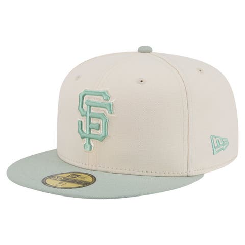 Men's New Era Cream/Green San Francisco Giants Color Pack 59FIFTY Fitted Hat