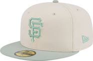New Era Men's New Era Cream/Green San Francisco Giants Color Pack 59FIFTY Fitted Hat