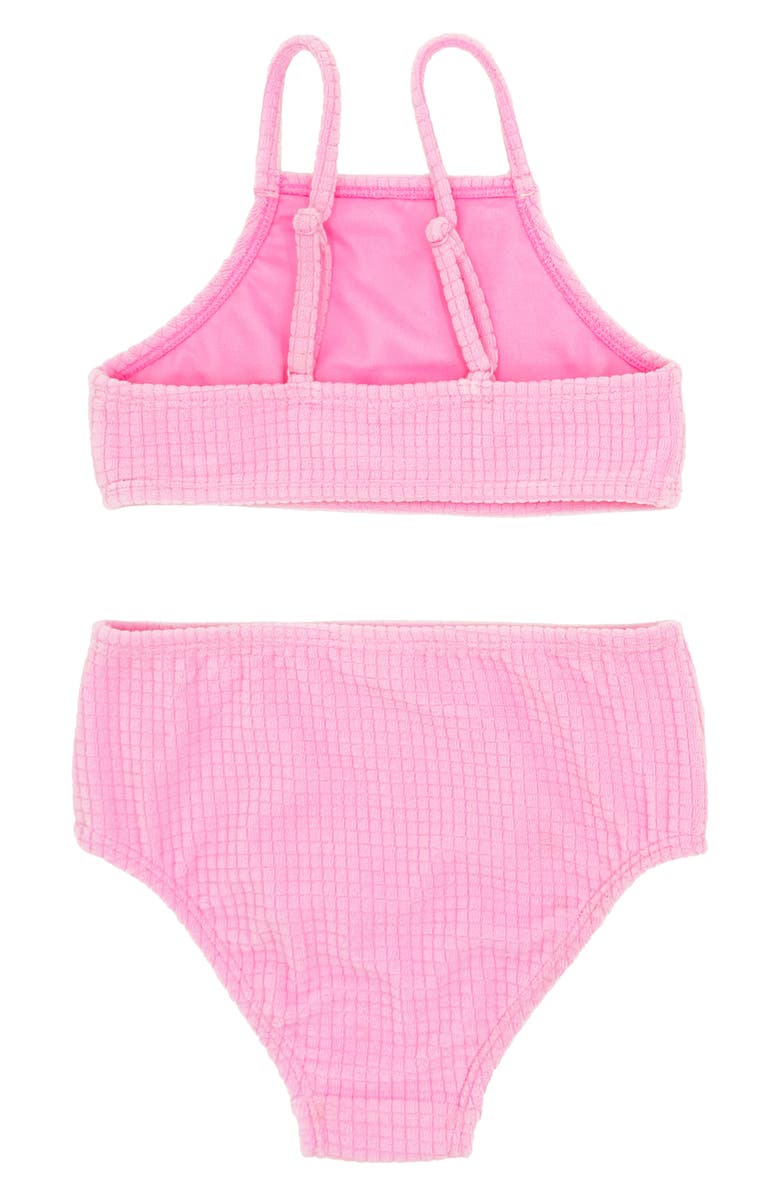 Feather 4 Arrow Kids' T-Street Terry Two-Piece Swimsuit, Alternate, color, Prism Pink
