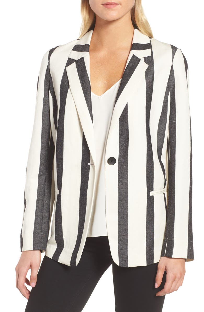 Trouvé Stripe Blazer, Main, color, 