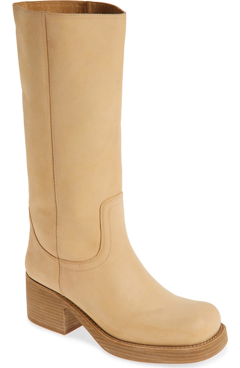 Jeffrey Campbell Reflect Platform Boot, Main, color, Natural Natural Stack