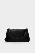 Katie Loxton Nova Woven Texture Clutch in Black
