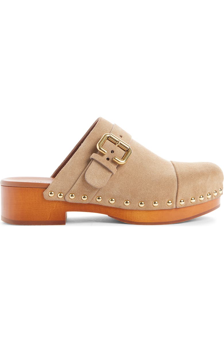 Chloé Jeannette Clog, Alternate, color, Desert Sand